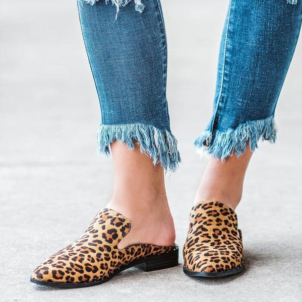 leopard mules