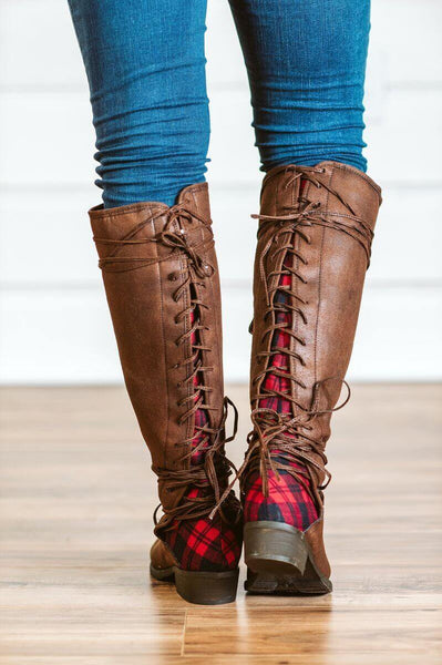 marcel corseted knee high boot