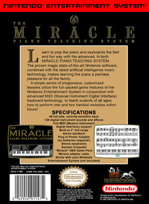Miracle piano parts
