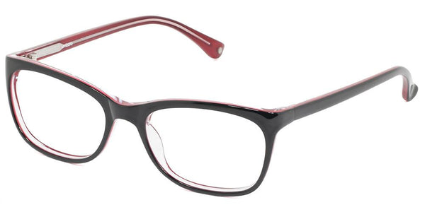 Charlotte Black Red Prescription Glasses at Umizato