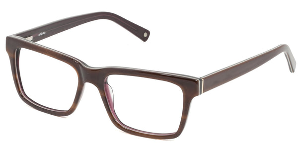 Brighton Chestnut Square Plastic Prescription Glasses at Umizato