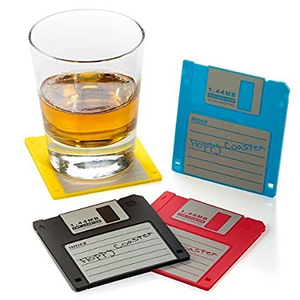 Floppy Disk Coaster for the Techy Nerd