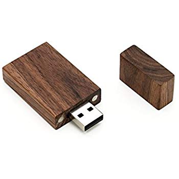 Wooden Flash Drive Holiday Men's Stocking Stuffers
