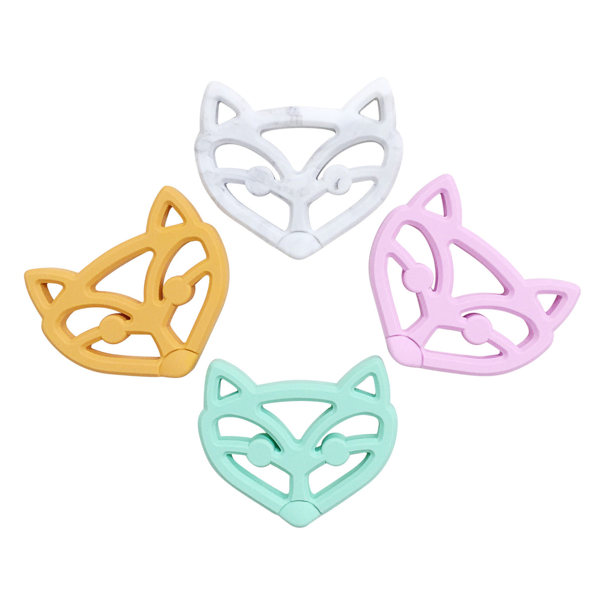 silicone fox teether