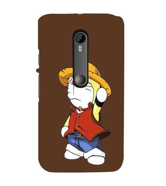 EPICCASE Dorae animated cartoon Back Case Cover for Moto X Play