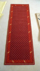 Brintons Carpets Marquis Regal Red Diamond with Border Hall Rug Runner
