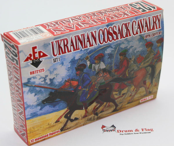 Red Box Models 1/72 UKRAINIAN COSSACK INFANTRY 16th Century Figure Set #1 