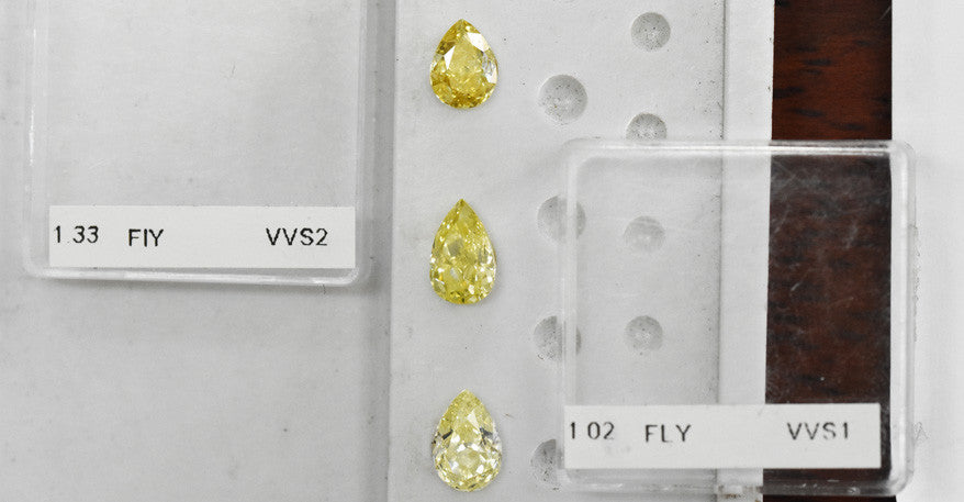 yellow diamond colour scale 