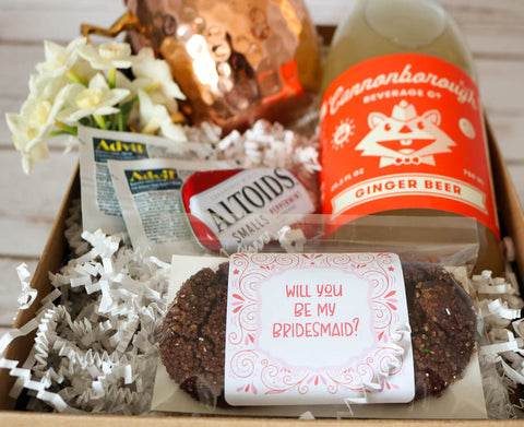 Grey Ghost Bakery Bridesmaid Proposal Snack Box Wedding Favors