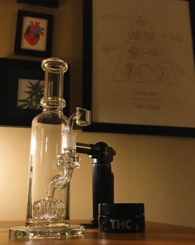 A visually appealing photo of your dab rig