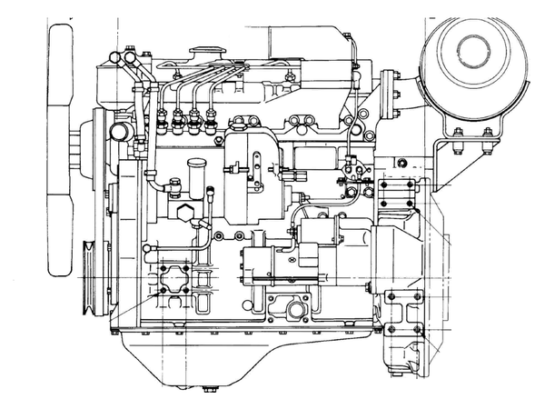Komatsu 95 Series 4D95L-1 S4D95L-1 6D95L-1 Diesel Engine