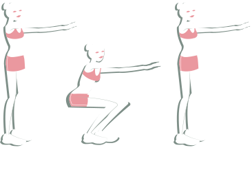 Programme fitness - squat