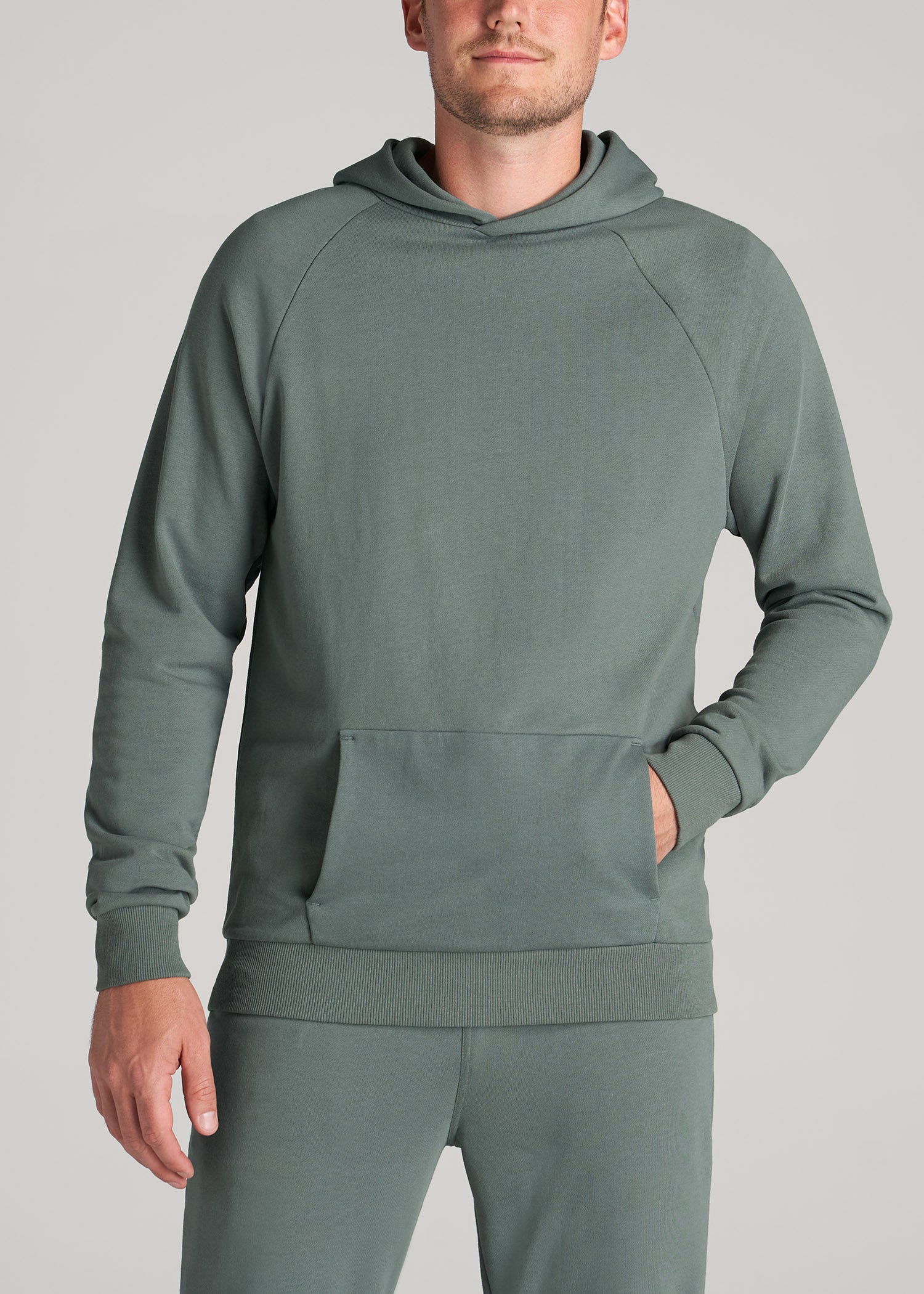 Varsity French Terry Hoodie, Men's Activewear