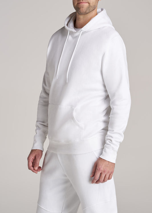    American-Tall-Men-8020-Fleece-PulloverHoodie-BrightWhite-side