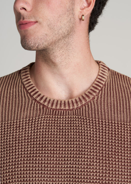       American-Tall-Men-Acid-Wash-Sweater-Copper-detail