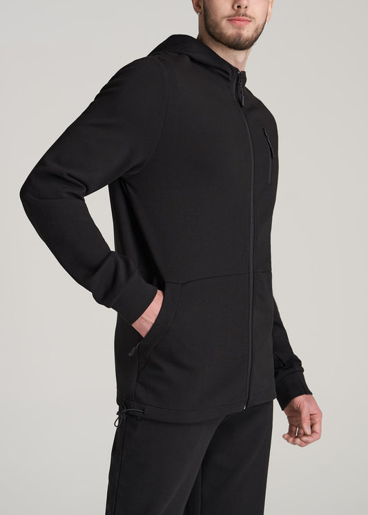    American-Tall-Men-Athleisure-Performance-Hooded-Track-Jacket-Black-side