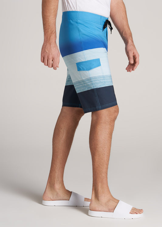       American-Tall-Men-BoardShort-BlueGreenStripe-side