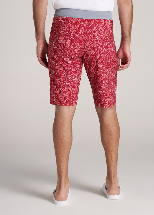    American-Tall-Men-BoardShort-RedAbstract-back