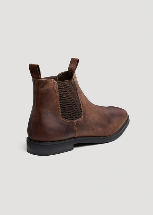       American-Tall-Men-Chelsea-Boots-Dark-Brown-back