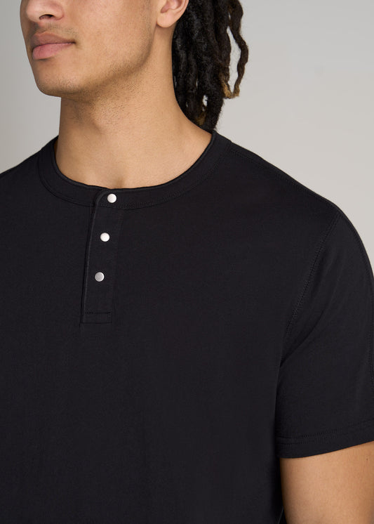 American-Tall-Men-Jersey-Henley-Tee-Vintage-Black-detail