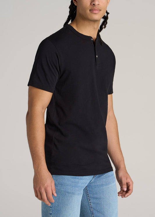 American-Tall-Men-Jersey-Henley-Tee-Vintage-Black-side