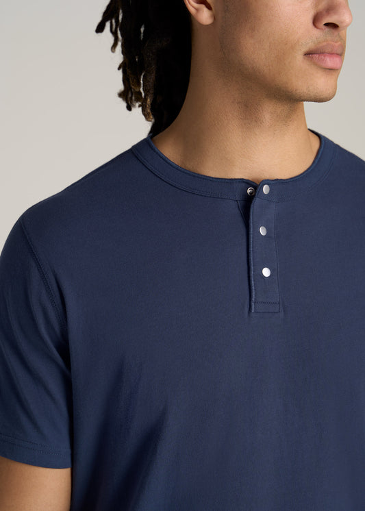       American-Tall-Men-Jersey-Henley-Tee-Vintage-Midnight-Navy-detail