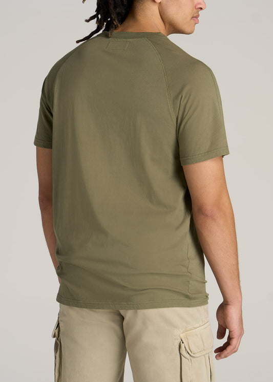 American-Tall-Men-Jersey-Henley-Tee-Vintage-Moss-Green-back