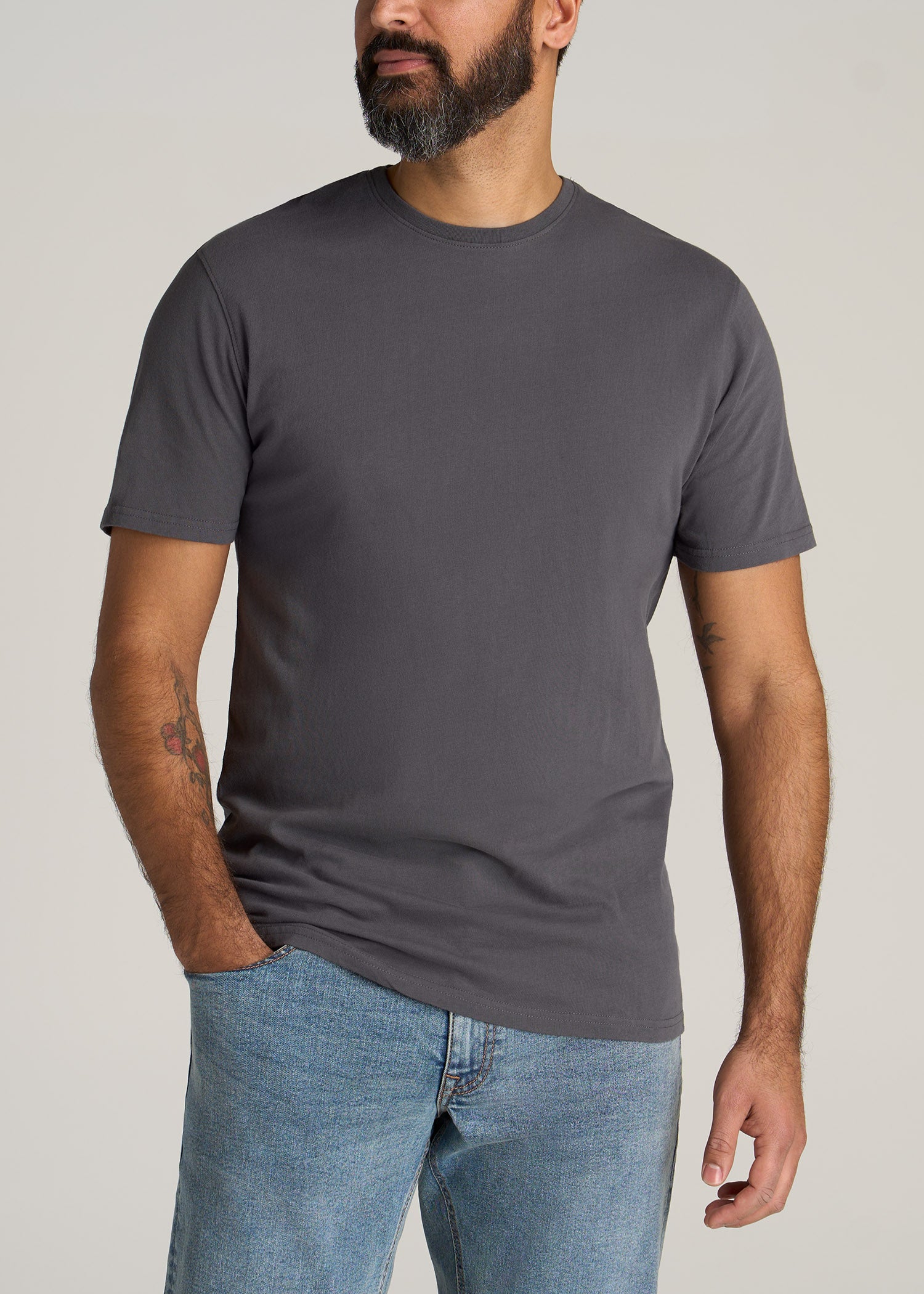 Crewneck Tall Men's T-Shirts American Tall