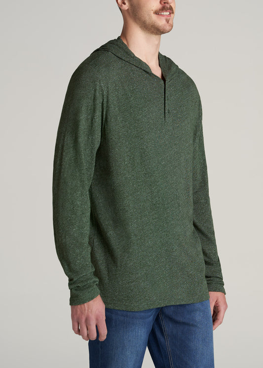    American-Tall-Men-Long-Sleeve-Henley-Hoodie-Pine-Tree-Mix-side