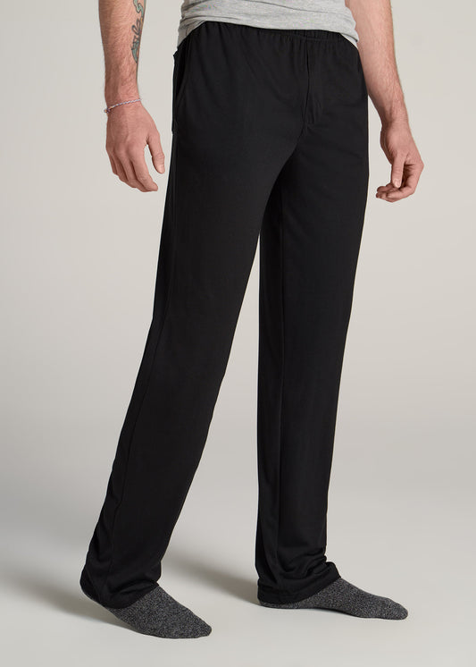 American-Tall-Men-Lounge-Pajama-Pants-Black-side