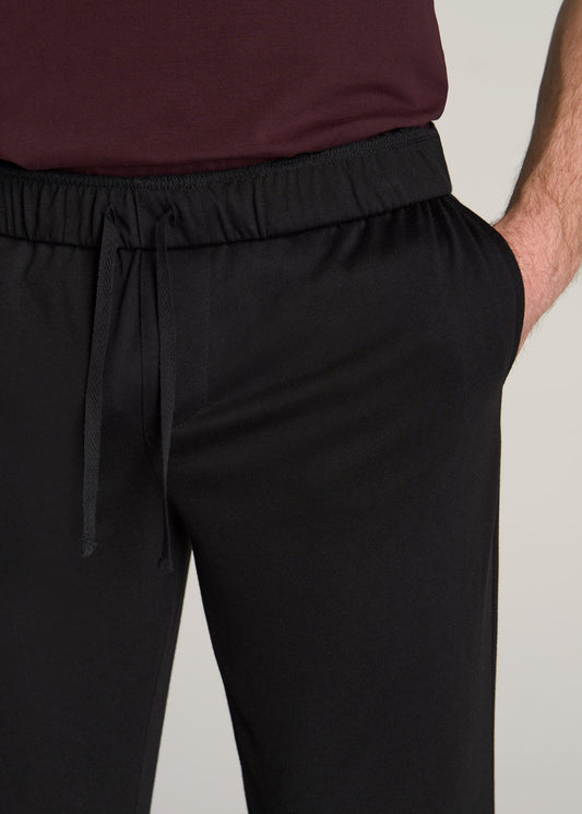 American-Tall-Men-Lounge-Pant-Joggers-Black-detail