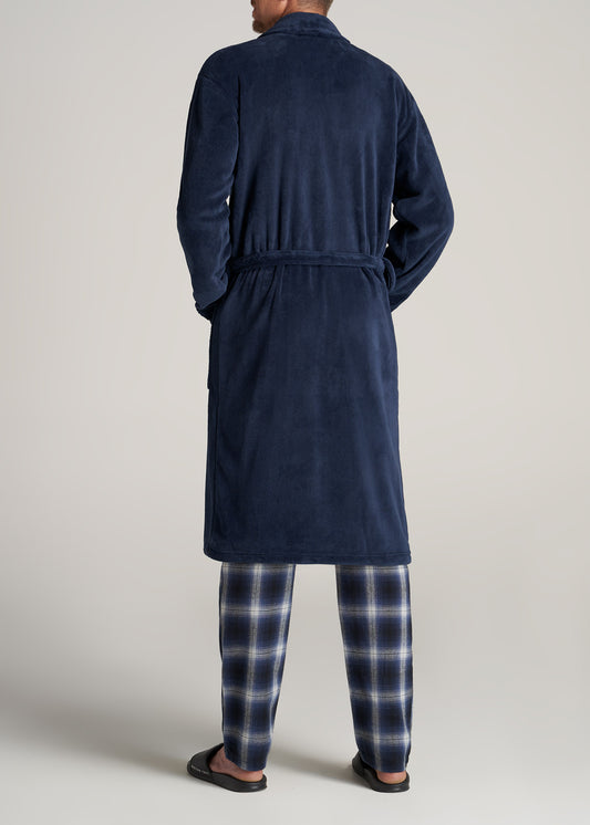    American-Tall-Men-Mens-Robe-Navy-back