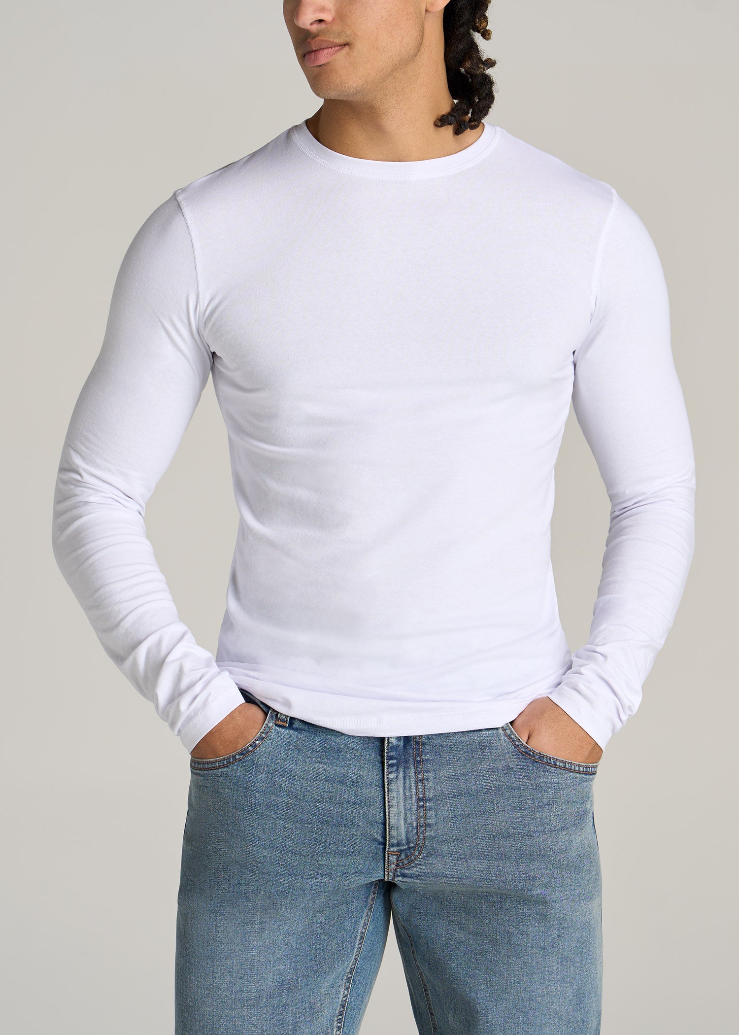 houder Nevelig Bijdrage Original Essentials Slim-Fit Tall Long Sleeve Shirt | American Tall