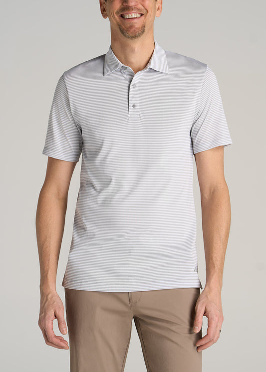       American-Tall-Men-Performance-Stretch-Stripe-Golf-Polo-Light-Grey-front