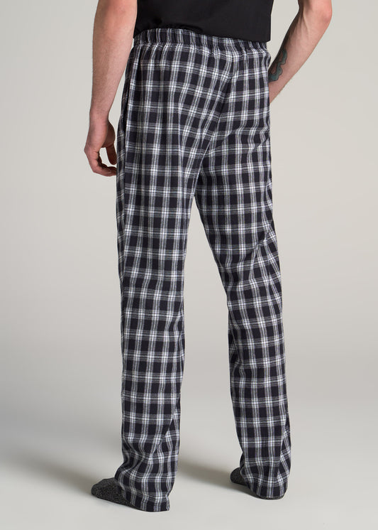 American-Tall-Men-Plaid-Pajama-Pants-White-Black-Plaid-back