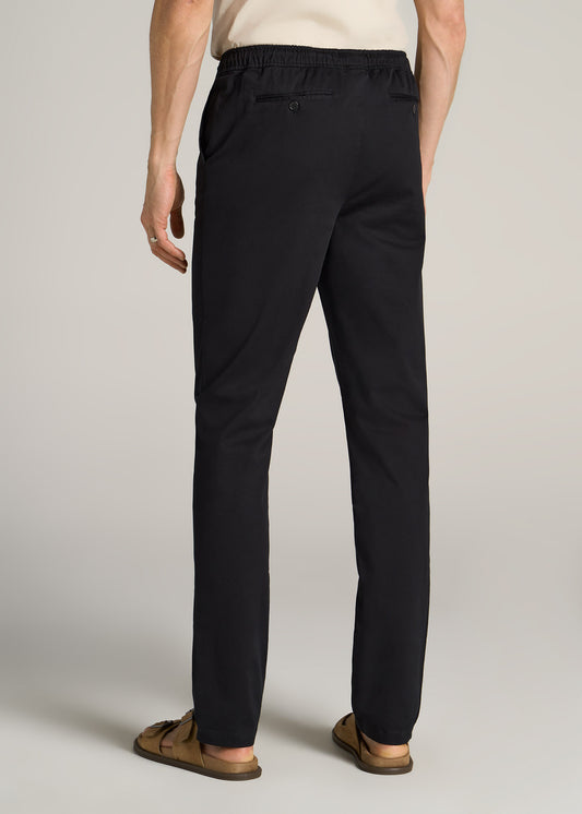 American-Tall-Men-Pull-On-Deck-Stretch-Pants-Black-back