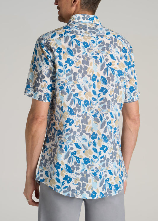        American-Tall-Men-Seersucker-Short-Sleeve-Light-Blue-Floral-back