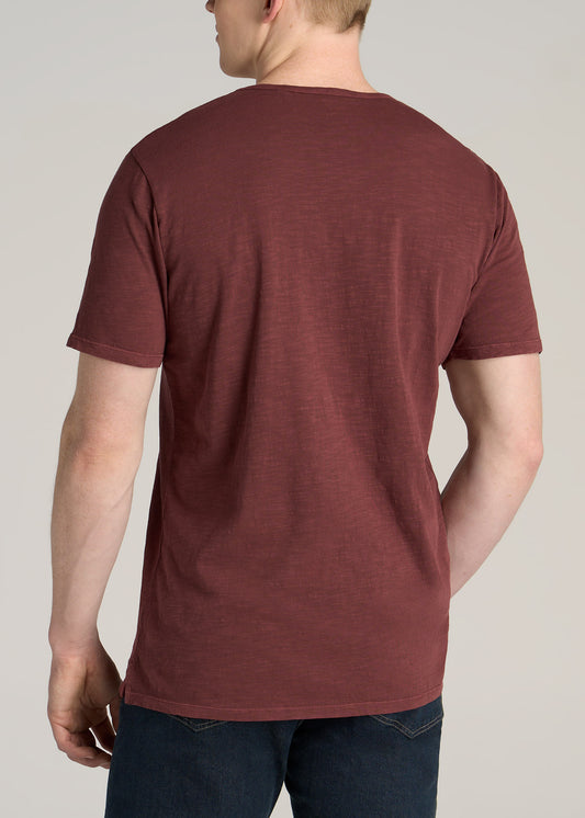    American-Tall-Men-Slub-Tee-Cherry-Brown-back