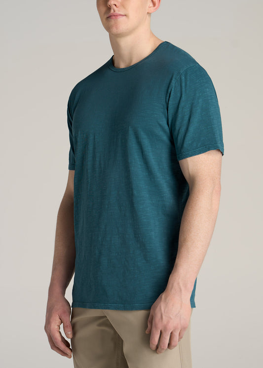 American-Tall-Men-Slub-Tee-Dark-Teal-side