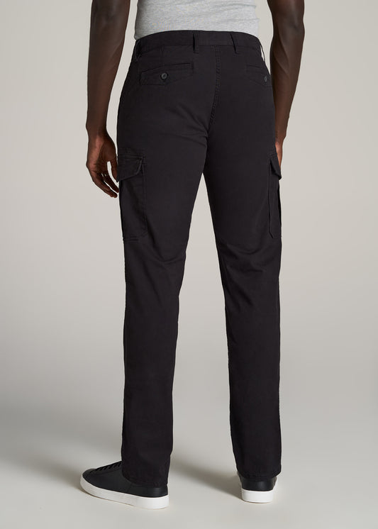    American-Tall-Men-Stretch-Twill-Cargo-Pants-Black-back