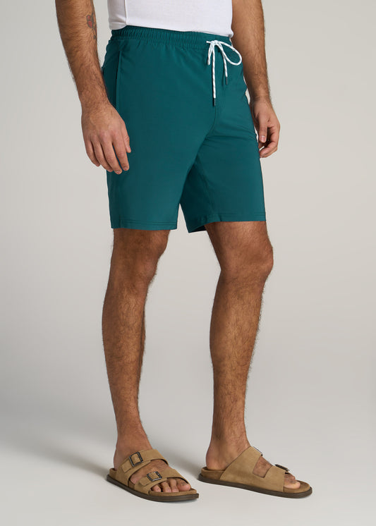 American-Tall-Men-Swim-Trunk-Dark-Teal-side