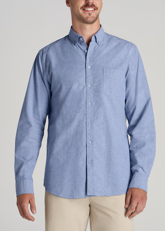    American-Tall-Men-Vintage-Wash-Oxford-Vintage-Indigo-front