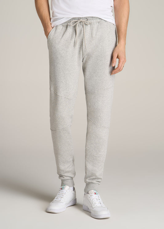 American-Tall-Men-Wearever-Fleece-Joggers-Grey-Mix-front