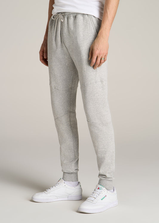 American-Tall-Men-Wearever-Fleece-Joggers-Grey-Mix-side