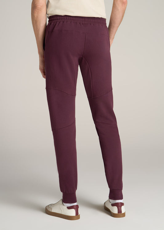 American-Tall-Men-Wearever-Fleece-Joggers-Maroon-back