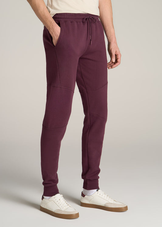 American-Tall-Men-Wearever-Fleece-Joggers-Maroon-side