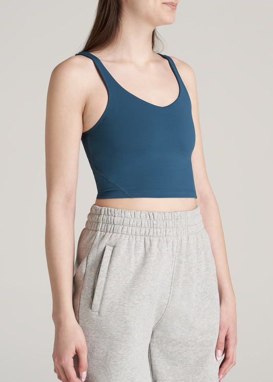       American-Tall-Women-Balance-Cropped-Tank-DeepWater-side