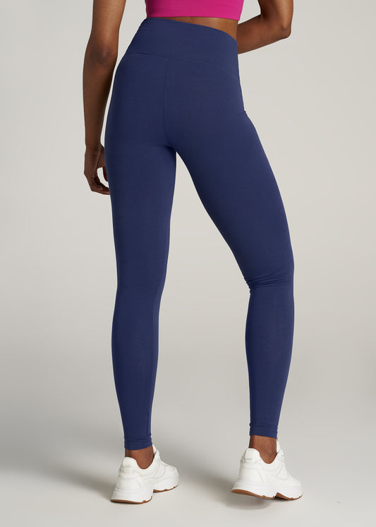    American-Tall-Women-Cotton-Leggings-Midnight-Blue-back