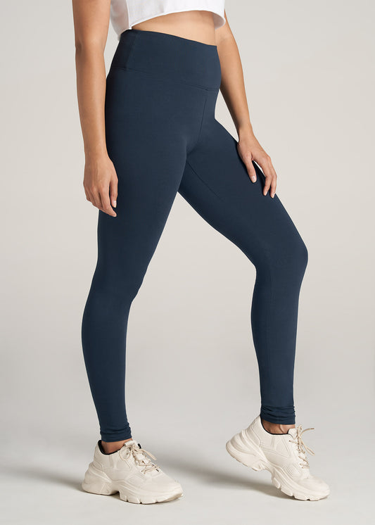     American-Tall-Women-CottonLeggings-BrightNavy-side