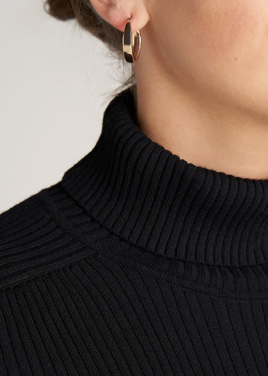 American-Tall-Women-HeavyRib-Turtleneck-Sweater-Black-detail